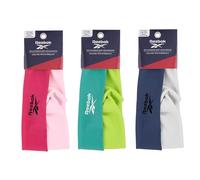 Reebok 3pk Interior Grip Headwraps - 6pc Headwraps Secure, Damage-Free Hold, Coordinating Colors | Quality Gym Hair Accessories for Active Comfort