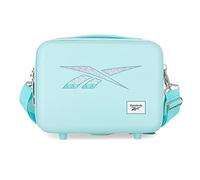 Reebok - Adaptable Toiletry Bag, Turquoise, 29 x 21 x 15 cm, Hard ABS Shell, 9.14 L, 0.63 kg