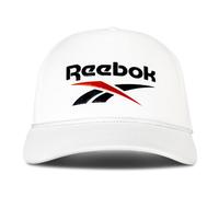 Reebok Aero Trucker Hat | Snapback | Adjustable | Mesh Back | Retro | Baseball | Streetwear | Urban | Lifestyle, Aero - White/Multi, One size