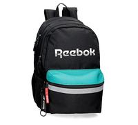 Reebok - Andover 15.6-inch Laptop School Backpack, Black, 31 x 44 x 15 cm, Polyester, 20.46 L