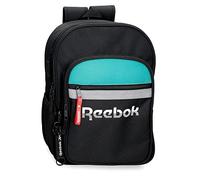 Reebok Andover School Backpack, Black, 30 x 40 x 12 cm, Polyester, 14.4 L