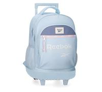 Reebok Andrew Backpack, Compact, 2 Wheels, Blue, 32 x 43 x 21 cm, 28.9 L, Polyester by Joumma Bags