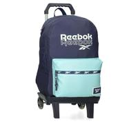 Reebok Andrew School Backpack for 15.6-Inch Laptop, with Trolley, Blue, 31 x 44 x 15 cm, 20.46 L, Polyester by Joumma Bags