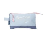 Reebok Andrew Triple Blue Pencil Case, 22 x 12 x 5 cm, Polyester, by Joumma Bags