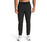 Reebok Apparel Men's Dominator Pant, Standard Fit, 30” Inseam, Lightweight Stretch Poly Fabric, Black, Medium