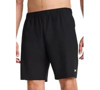 Reebok Apparel Men's Jumpstart 8” Short, Standard Fit, Lightweight Poly Fabric, Black, Small