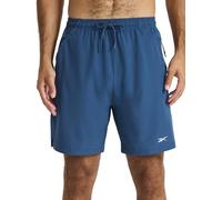 Reebok Apparel Men's Mesh Glider Running 7” Short, Standard Fit, Lightweight Breathable Fabric, Majolica Blue, Large