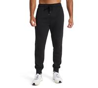 Reebok Apparel Mens Motion Core Fleece Motion Jogger, Standard Fit, 30” Inseam, Midweight Cotton-Poly Fleece Blend Fabric, Black, Large