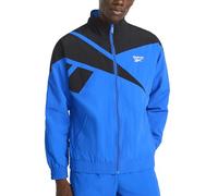 Reebok Apparel Men's Track Jacket, Standard Fit, Lightweight Nylon Fabric, Optimum Blue, XXL