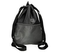 Reebok Arlo Backpack Sack Black 35x46cm Polyester by Joumma Bags, Black/White, One Size, Backpack Sack