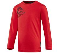 reebok B ES LS Men's T-Shirt, Mens, T-Shirt, BQ5136, red, XXS