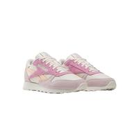 Reebok Women's Classic Leather Sneaker, Bone/Peach Glow/Ashen Lilac, 6 UK