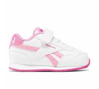 Reebok Baby Girls Royal CL Jog 3.0 1V Sneaker, White/JASPNK/SEPRPI, 4 UK Child