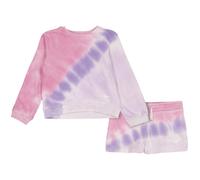 Reebok Baby Girls Tie Dye Sweatshirt and Shorts Set