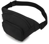 Reebok Belt Bag - Lightweight Stylish Fanny Pack for Women and Men with Adjustable Strap - Crossbody Waist Belt Pouch, Kat Black, One Size