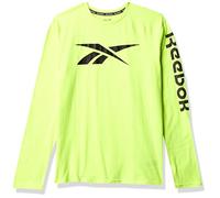 Reebok Big Intl L/S Children's Long-Sleeved T-Shirt, Boys, Long-Sleeved t-Shirt, J89067RBI, Safety Yellow, 12 Years