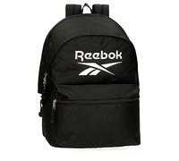 Reebok - Boston 15.6-inch Laptop Backpack, Dual Compartment, Black, 31 x 44 x 17.5 cm, Polyester, 23.87 L
