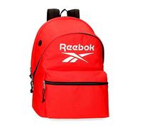 Reebok - Boston 15.6-inch Laptop Backpack, Dual Compartment, Red, 31 x 44 x 17.5 cm, Polyester, 23.87 L