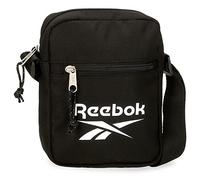Reebok Boston Shoulder Bag Black 17x21x7 cms Polyester