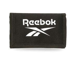 Reebok Boston Black Wallet with Coin Purse, 13 x 8 x 2.5 cm, Polyester