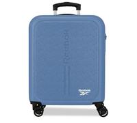 Reebok Boston Denim Cabin Suitcase 40x55x20 cm Rigid ABS Combination Closure Integrated 37L 2.6kg 4 Double Wheels Hand Luggage