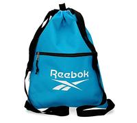 Reebok - Boston Drawstring Bag with Zip, Blue, 35 x 46 cm, Polyester