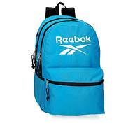 Reebok - Boston School Backpack, Dual Compartment, Blue, 31 x 44 x 15 cm, Polyester, 20.46 L