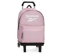 Reebok Boston School Backpack with Trolley, Pink, 31 x 44 x 17.5 cm, Polyester by Joumma Bags