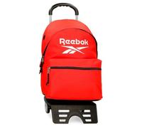 Reebok Boston School Backpack with Trolley, Red, 31 x 44 x 17.5 cm, 23.87 L, Polyester by Joumma Bags
