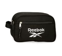 Reebok Boston Toiletry Bag Two Compartments Black 26x16x12cm Polyester by Joumma Bags