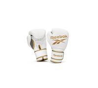 (Gold/White, 10oz) Reebok Boxing Gloves Sparring Bag Adult Kids MMA Training
