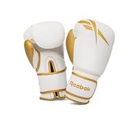 Reebok Boxing Gloves - White & Gold | Size: 16oz Reebok White 16oz