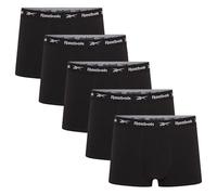 Reebok Mens Boyes Five Pack Trunks Black S