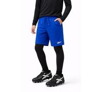 Reebok 2FER Boys Sports Shorts 2 in 1 Performance Workout Running Compression Shorts with Leggings (Sizes 8-20), Light Cobalt Blue, 8