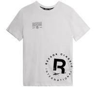 Reebok Boys Active T Shirt - Boys Casual Short Sleeve Round Neck Cotton T-Shirt (Sizes : 4-20), White Game Day, 14-16