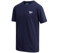 Reebok Boys Athletic Short Sleeve T-Shirt Cotton Blend Active Workout Running Top for Boys (Sizes 8-14), Vector Navy, 14