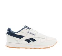 Reebok Boys Boy's Juniors Classic Leather Shoes in White blue - Size UK 4.5