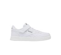 Reebok - Court Advance Elastic & Top Strap Kid's Sneakers, White, Size: 29