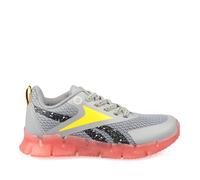 Reebok Boy's Juniors Zig N' Glow Elastic Trainers in Grey