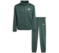 Reebok Boys Tracksuit Set - 2 Piece Athletic Jersey Fleece Lined Jacket with Zip and Boys Sweatpants for Toddlers and Big Boys, Olive Leaf It To Me, 4 Jahre