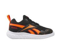 Reebok Boys Unisex Children's Rush Runner 5 Elastic Lace Trainers, Black/ARENAORANGE/SPORTRED, 19.5 EU / 3.5 UK
