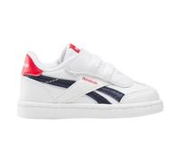 Reebok Boy's Unisex Kids Smash Edge Hook & Loop Sneaker, FTWRWHITE/VECTORNAVY/VECTORRED, 6 UK Child