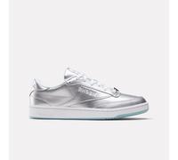 Reebok - Bravo x Club C Sneakers, Silver/Silver/Blue, Size: 37.5
