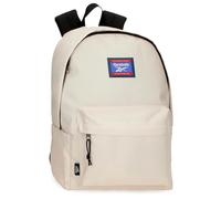 Reebok Brooklyn Colors School Backpack, Beige, 31.5 x 45 x 15 cm, 21.26 L, Polyester by Joumma Bags