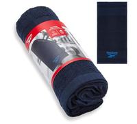 Reebok Capri Cotton Gym Towel - Quick Dry Towel with Moisture-Wicking Performance | Lightweight and Absorbent | Sport Towel For Training, Home Gym, Travel & Fitness - 40 x 80cm | Vector Navy