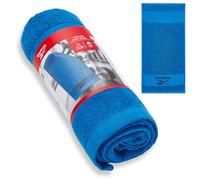 Reebok Capri Cotton Gym Towel - Quick Dry Towel with Moisture-Wicking Performance | Lightweight and Absorbent | Sport Towel For Training, Home Gym, Travel & Fitness - 40 x 80cm | Vector Blue