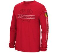 Reebok Chicago Blackhawks NHL Men's Lineup Long Sleeve T-Shirt