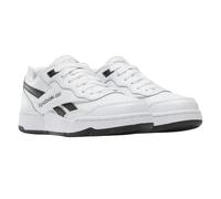 (11 UK Child, White/Black) Reebok Childrens/Kids BB 4000 II Leather Trainers
