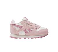 Reebok - Classic Leather Baby Shoes for Kids, Toddlers, Toddlers, Child Ftwr White/Frosted Berry/Chalk, 14.5 cm