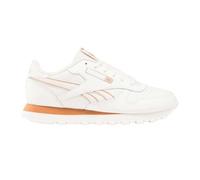 Reebok Girl's Classic Leather Sneaker, Chalk/Clay/SILVERCHROME